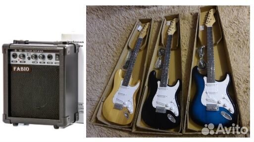 Комбики и электрогитары LesPal, Stratocaster