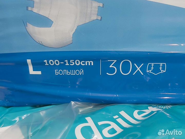 Подгузники Dailee 3 L Памперс 3упаковки Сени Seny