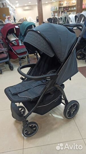 Прогулочная коляска Indigo Epica LUX S темно-серая
