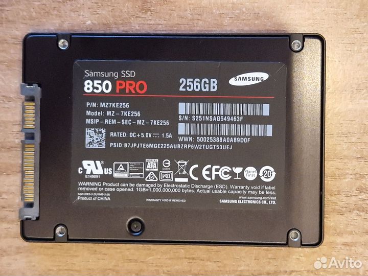 SSD Samsung 250Gb SATA3