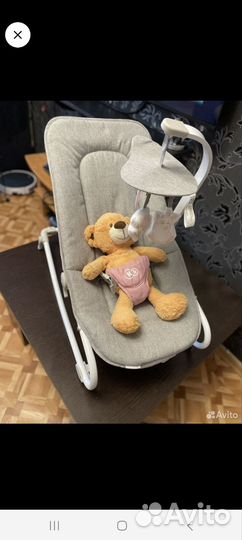 Шезлонг детский для новорожденных