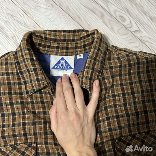 Рубашка теплая мужская Blue Castle M 48