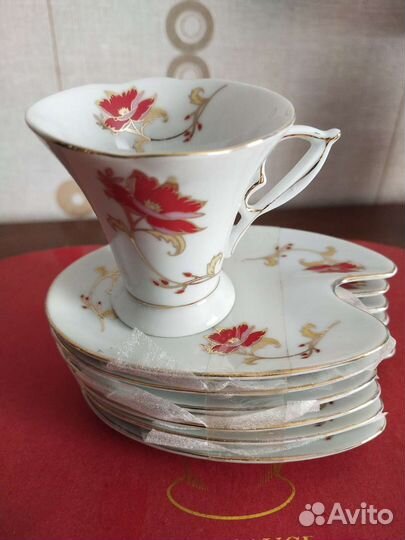 Сервиз кофейный новый,6персон