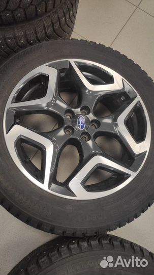 Комплект колес Subaru XV 225/55 18 зима шипы