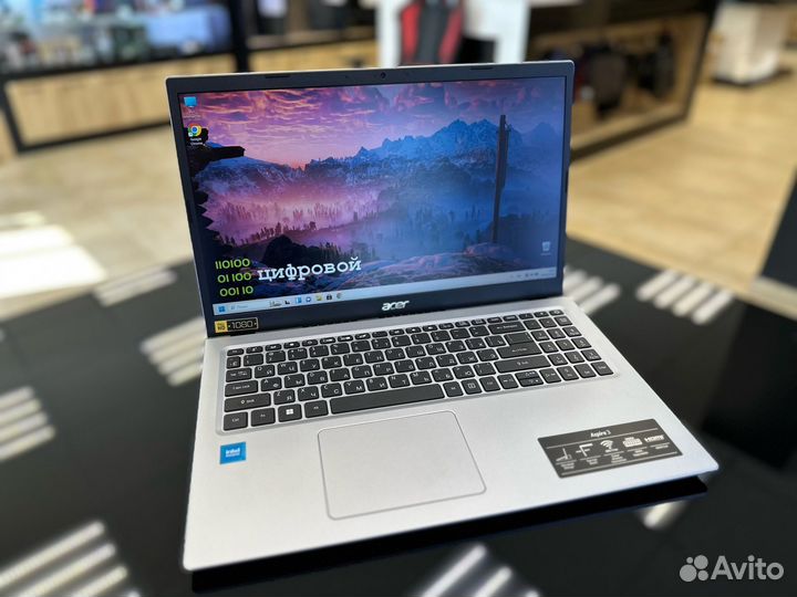 Ноутбук Acer 15.6 N4500 2/2 DDR4-4Gb SSD-256Gb