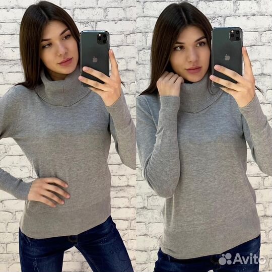 Новый джемпер/водолазка 44 размер