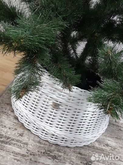 Корзина для елки из ротанга 55см