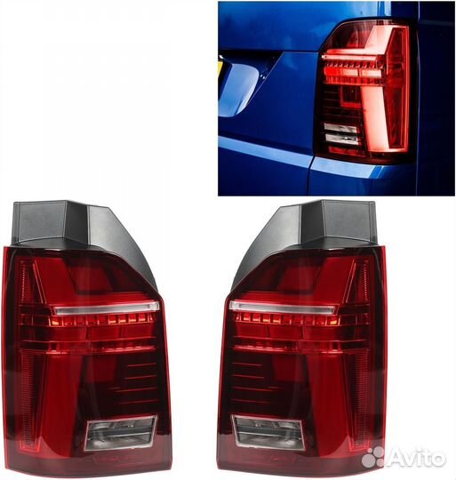 Задние фонари для VW T6 для автомобилей без LED