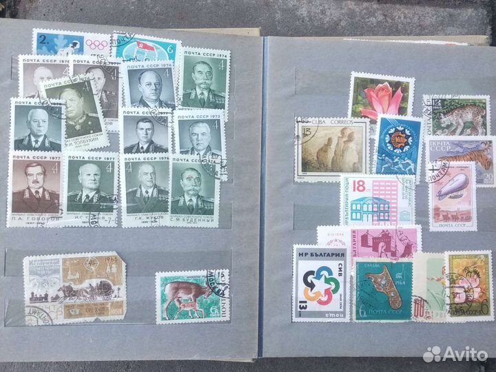 Почтовые марки СССР, Куба и другие