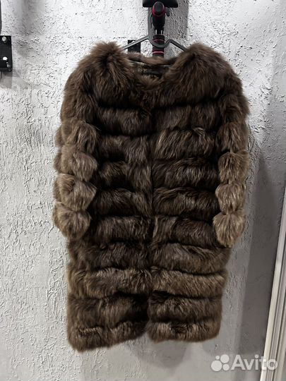 Шуба из песца