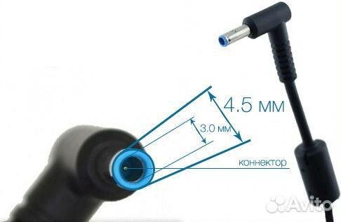 Зарядка для ноутбука HP 19.5V 3.33A (65W) 4.5x3.0