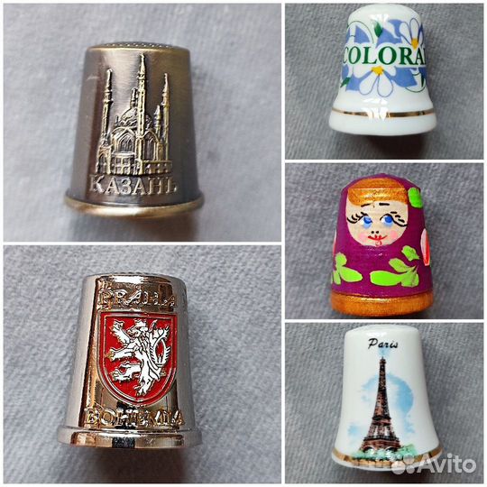 Коллекционный напёрстки сувенир из разных стран