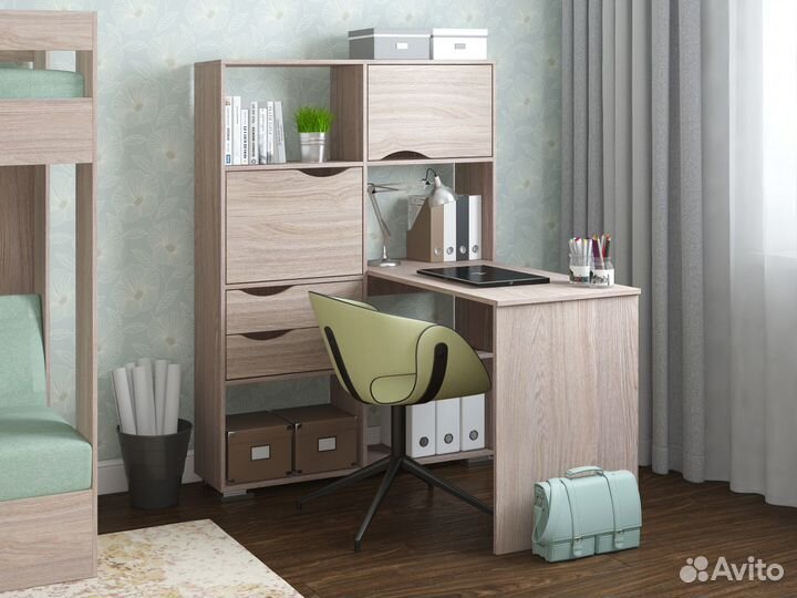 Стол письменный угловой Лаворо лев