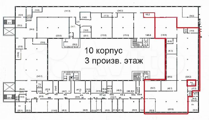 Производство, склад 1068 м