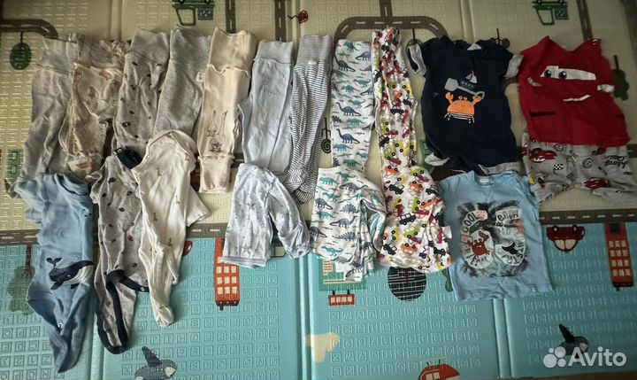 Вещи пакетом на мальчика 56 62 68