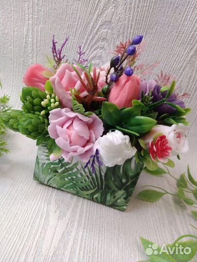 Букетики из мыла (ручная работа)