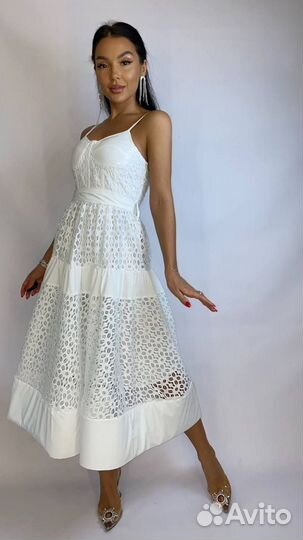 Роскошное белое платье Zimmerman