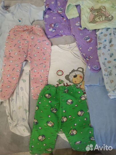 Детские вещи пакетом от 0 до года