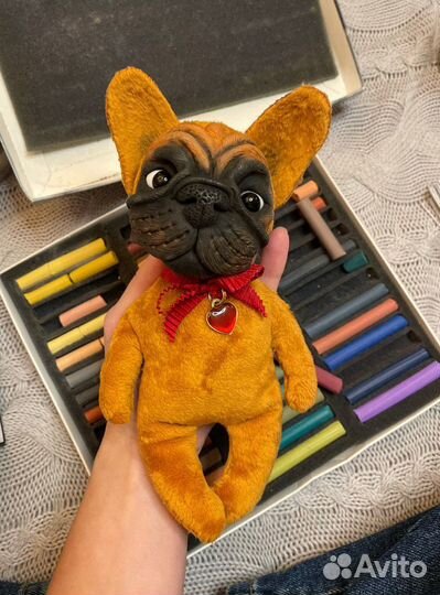 Арт-игрушка французский бульдог