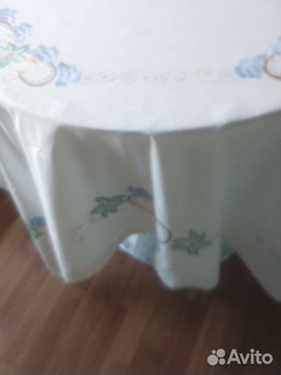 Скатерть винтажная ручная вышивка мерешка