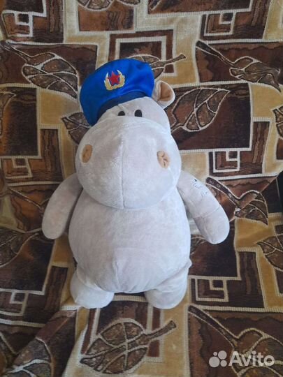 Мягкая игрушка бегемот