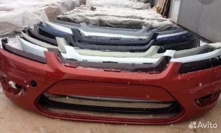 Бампера передние Ford Focus II в цвет