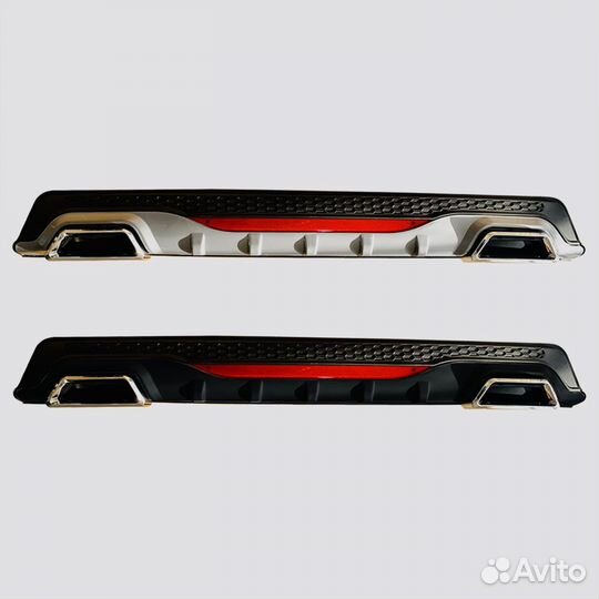 Накладка заднего бампера Toyota Corolla