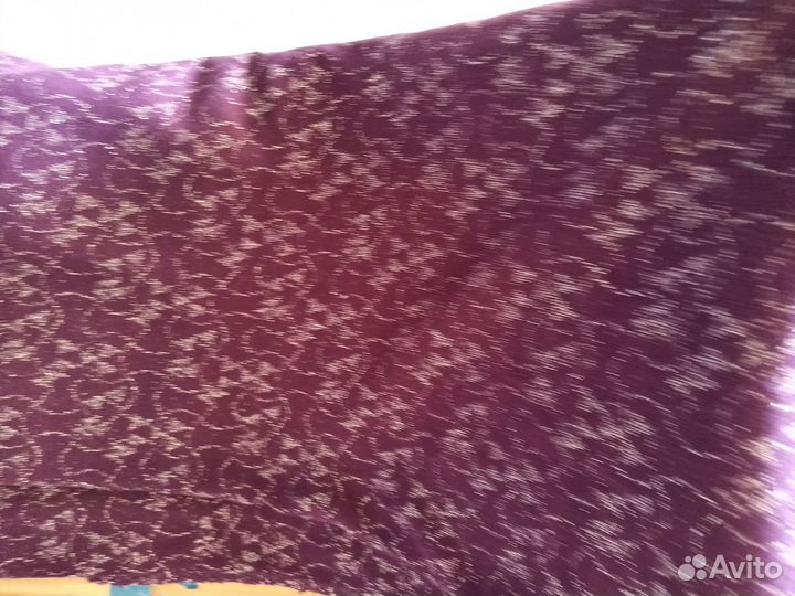 Ткань трикотаж.фиолетовая с люрексом