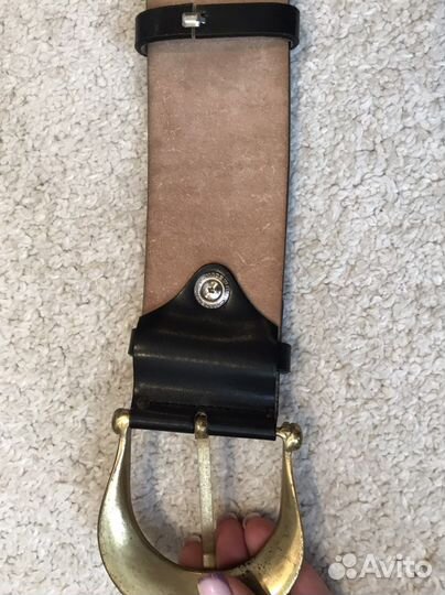 Широкий кожанный ремень женский Gherardini