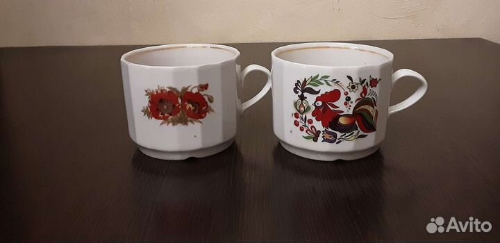 Кружки фарфор СССР цена за всё. Лотом