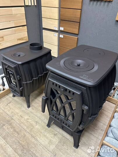 Печь-камин отопительно-варочная «бахта»