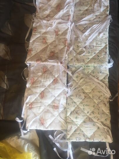 Бортики в детскую кроватку