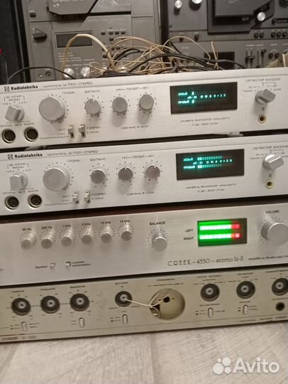 Магнитофоны /усилители/акустика СССР