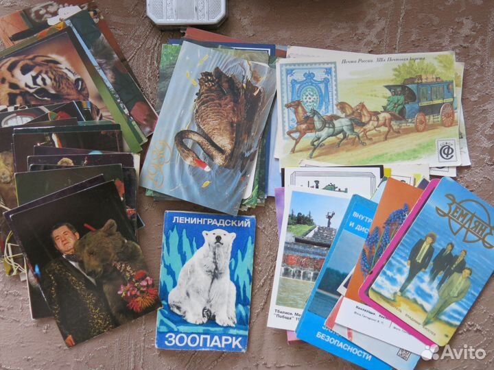 Календарики 80-х годов