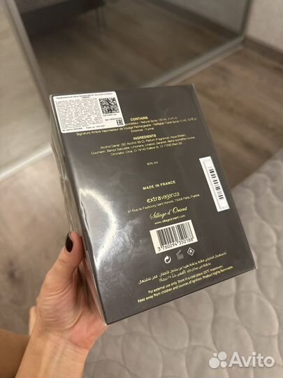 Signature BY sillage dorient ambre