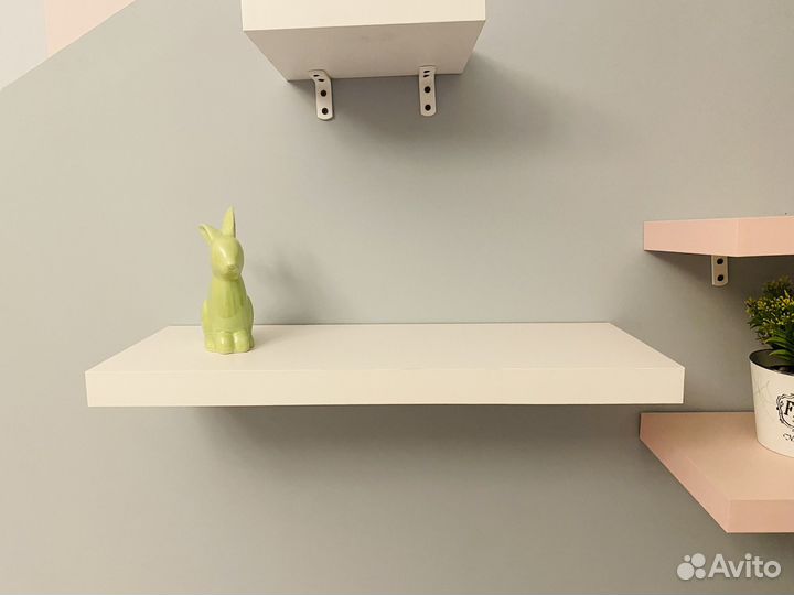 Полка настенная навесная комплект в детскую