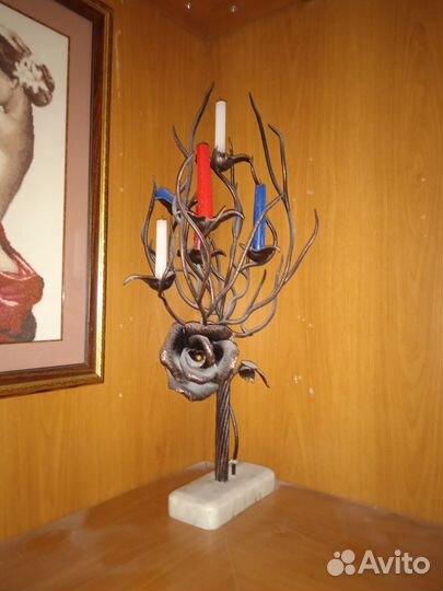 Подсвечник бронза