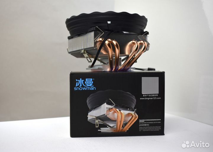 Кулер 4 Трубки 120mm С Подсветкой