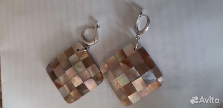 Серьги серебро 925