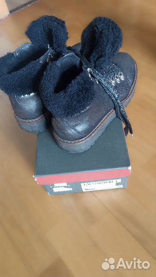 Ботинки женские 37 размер зимние натуральная кожа