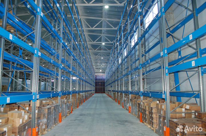 Стеллажи металлические складские