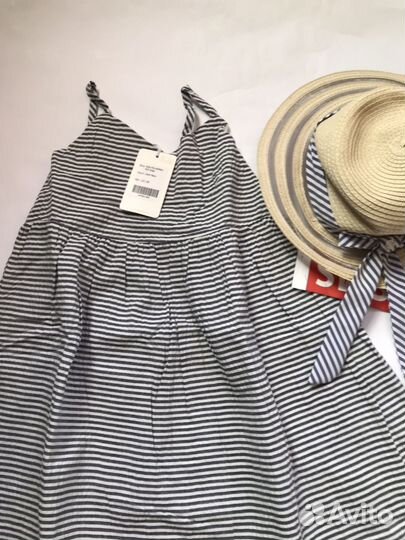 Сарафан хлопковый на девочку 122-128см