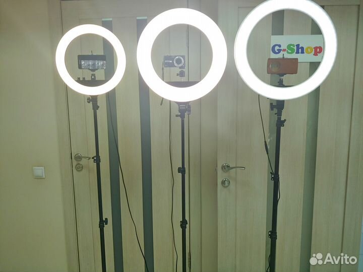 Лампы Кольцевые 27/35/45/50см 40-90W 3200-5500К