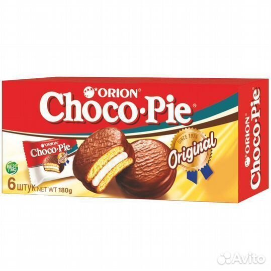 Опт - Пирожное Choco Pie Original 168г