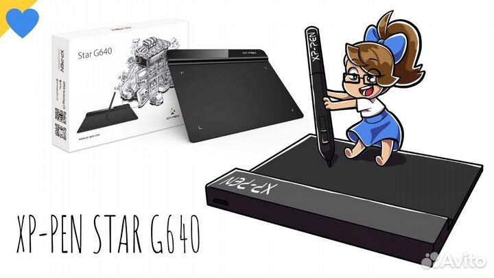 Графический планшет XPPen Star G640 Новый