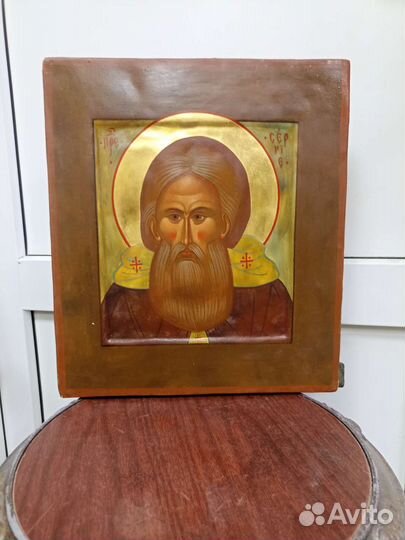 Икона старинная Пре (Сергий)