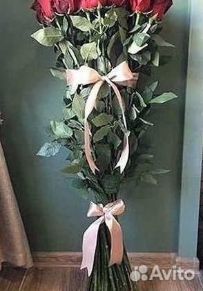 Высокие розы Доставка цветов