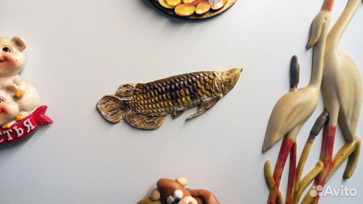 Декоративная рыба, барельеф 31 см. Ручная роспись