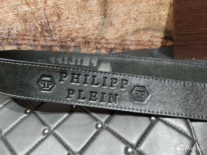 Ремень Philipp Plein натуральная кожа