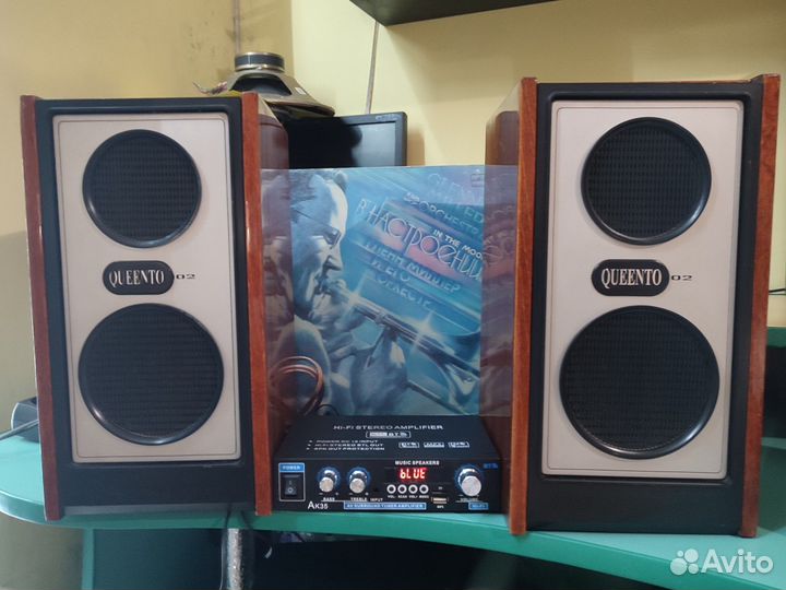 Усилитель ак-35 и Калонки Радиотехники